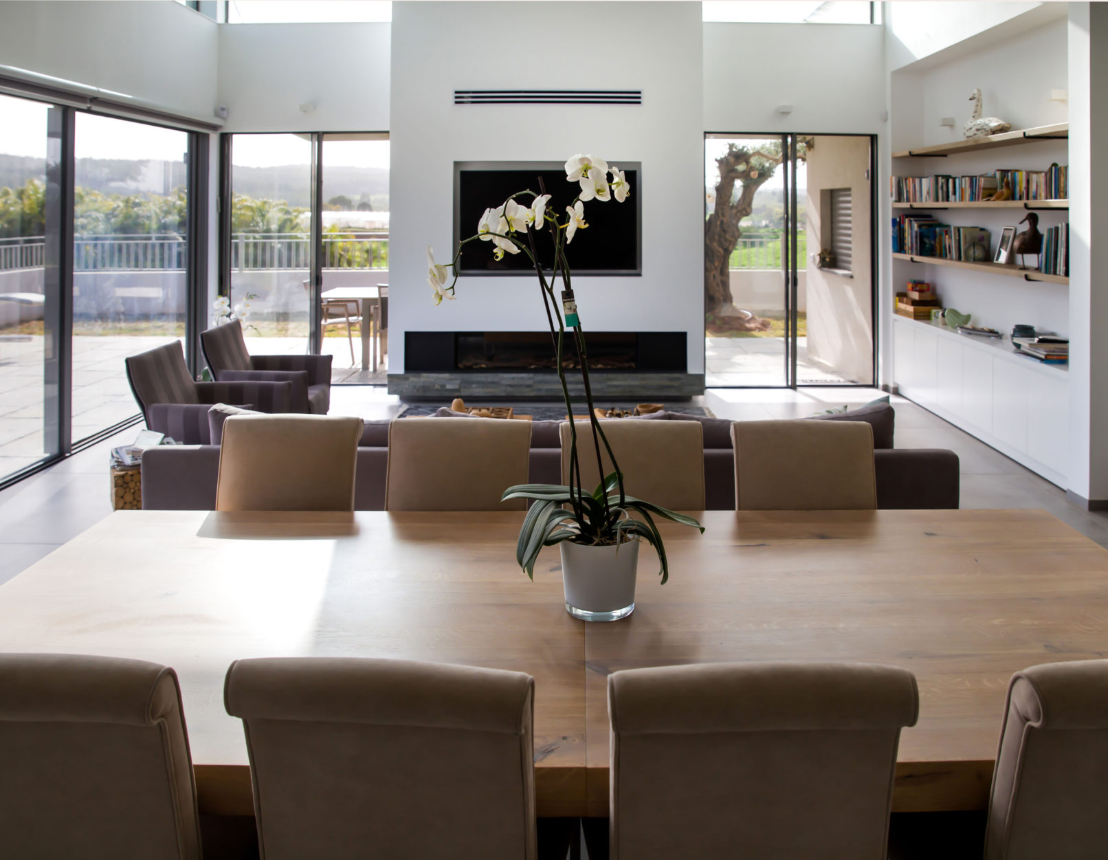 Villa in Kfar Bin Nun - Living Room - 4